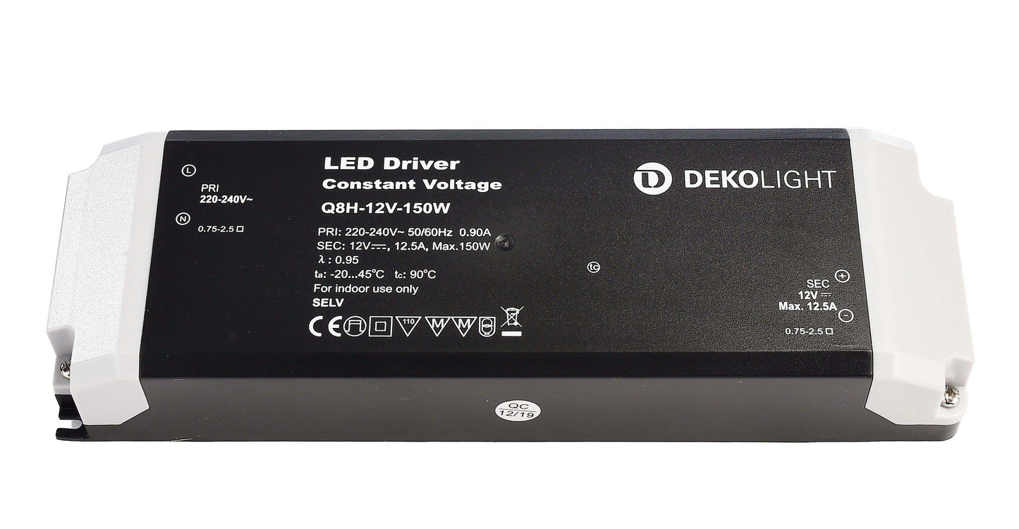 Deko-Light BASIC, CV, Q8H-12-150W Schwarz