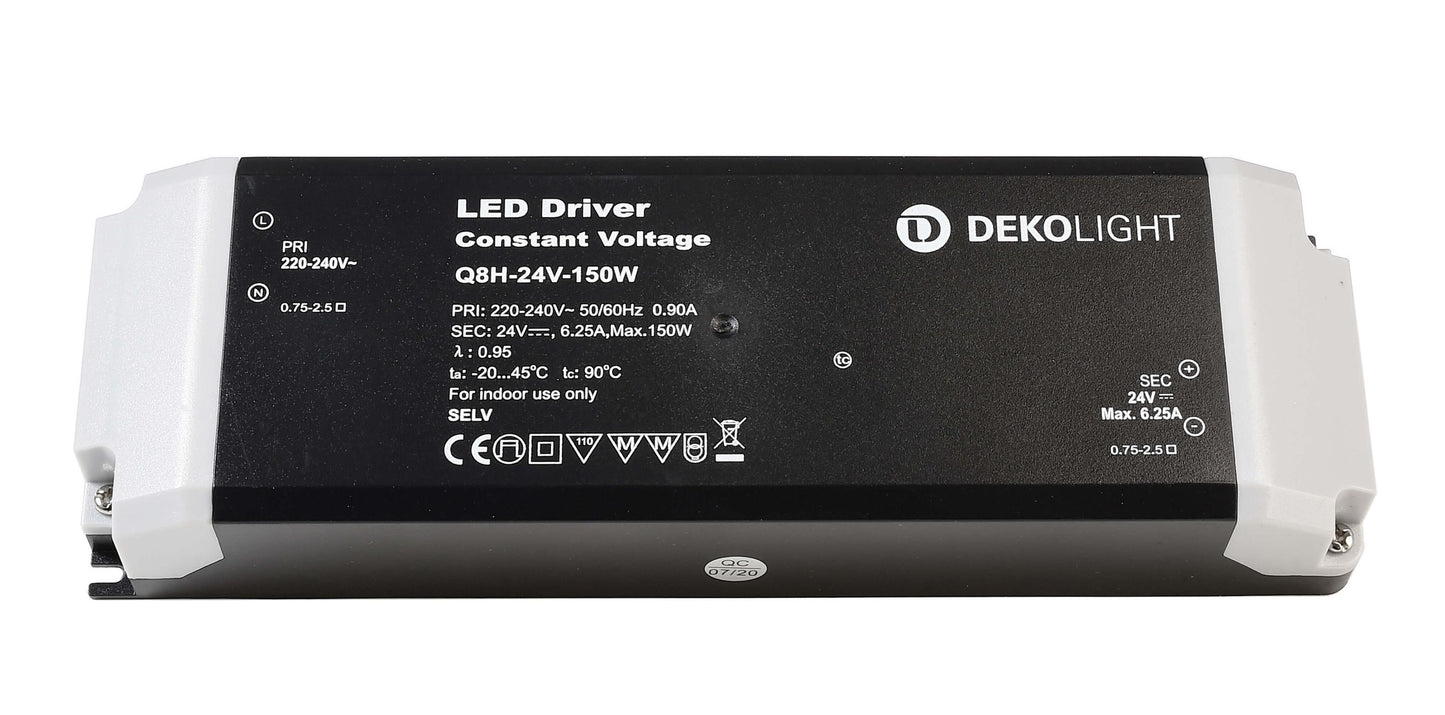 Deko-Light BASIC, CV, Q8H-24-150W Schwarz