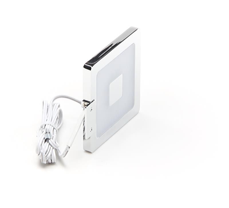 Deko-Light Spiegel Eckig 4,5W silberfarben Chrom
