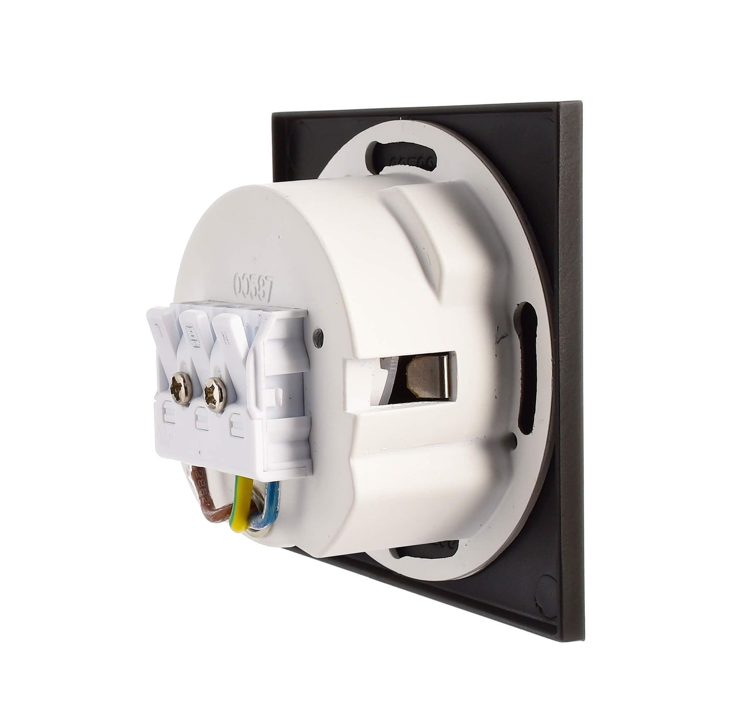 Deko-Light Abdeckung eckig schwarz für Alwaid Tiefschwarz RAL 9005