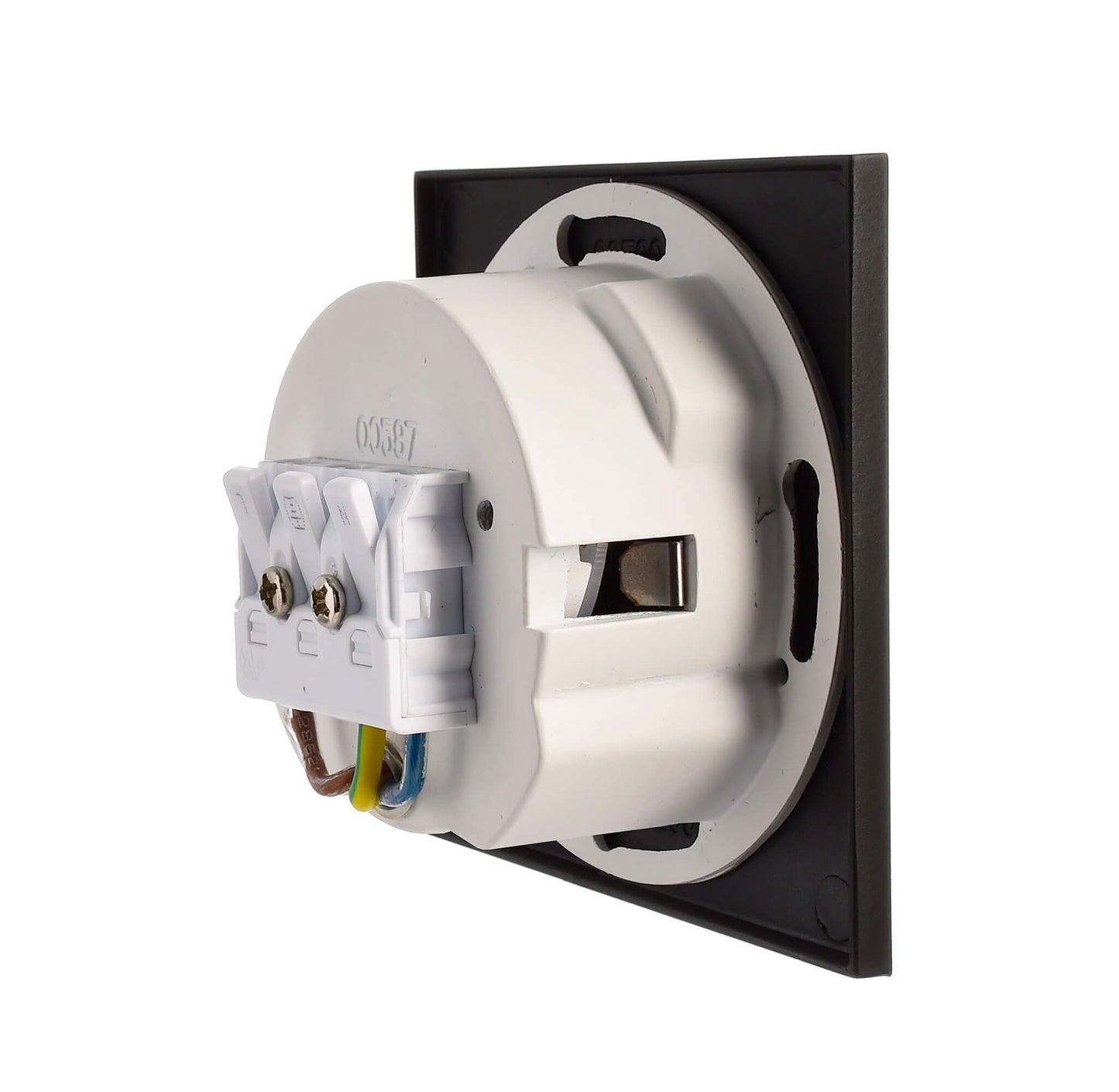 Deko-Light Abdeckung eckig schwarz Auge für Alwaid Tiefschwarz RAL 9005