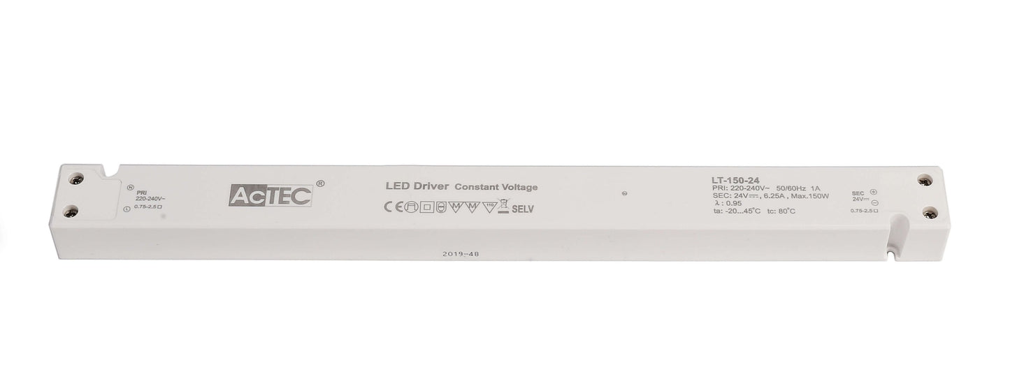 Deko-Light LONG-FLAT, CV, LT-150-24 Schwarz