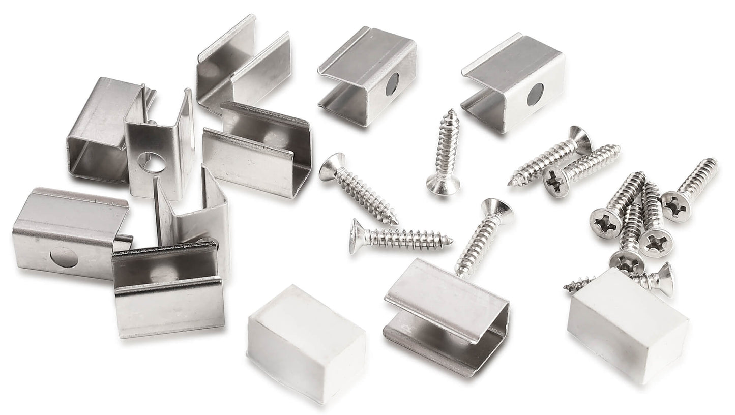 Deko-Light Montageset für D Flex Line 6,5 x 12,0 mm Silber