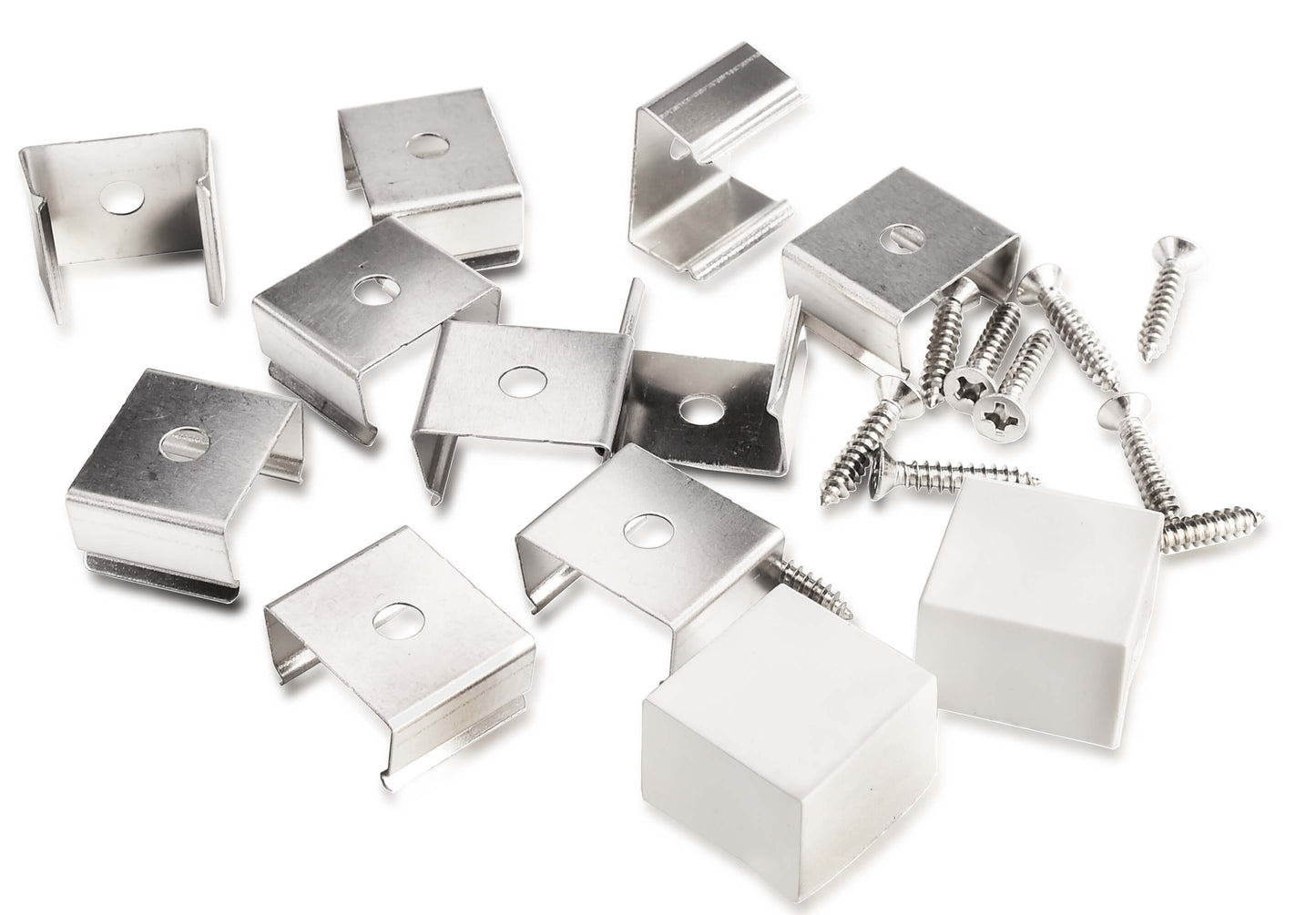Deko-Light Montageset für D Flex Line 16,0 x 15,0 mm Silber