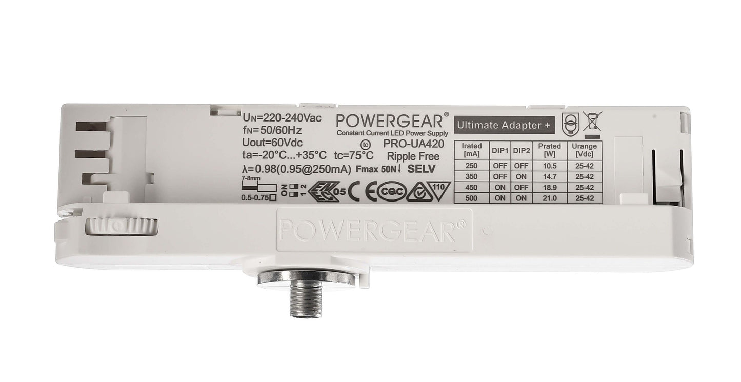 Deko-Light Multi CC, PRO-UA420-W Schienensystem 3-Phasen 230V Reinweiß RAL 9010