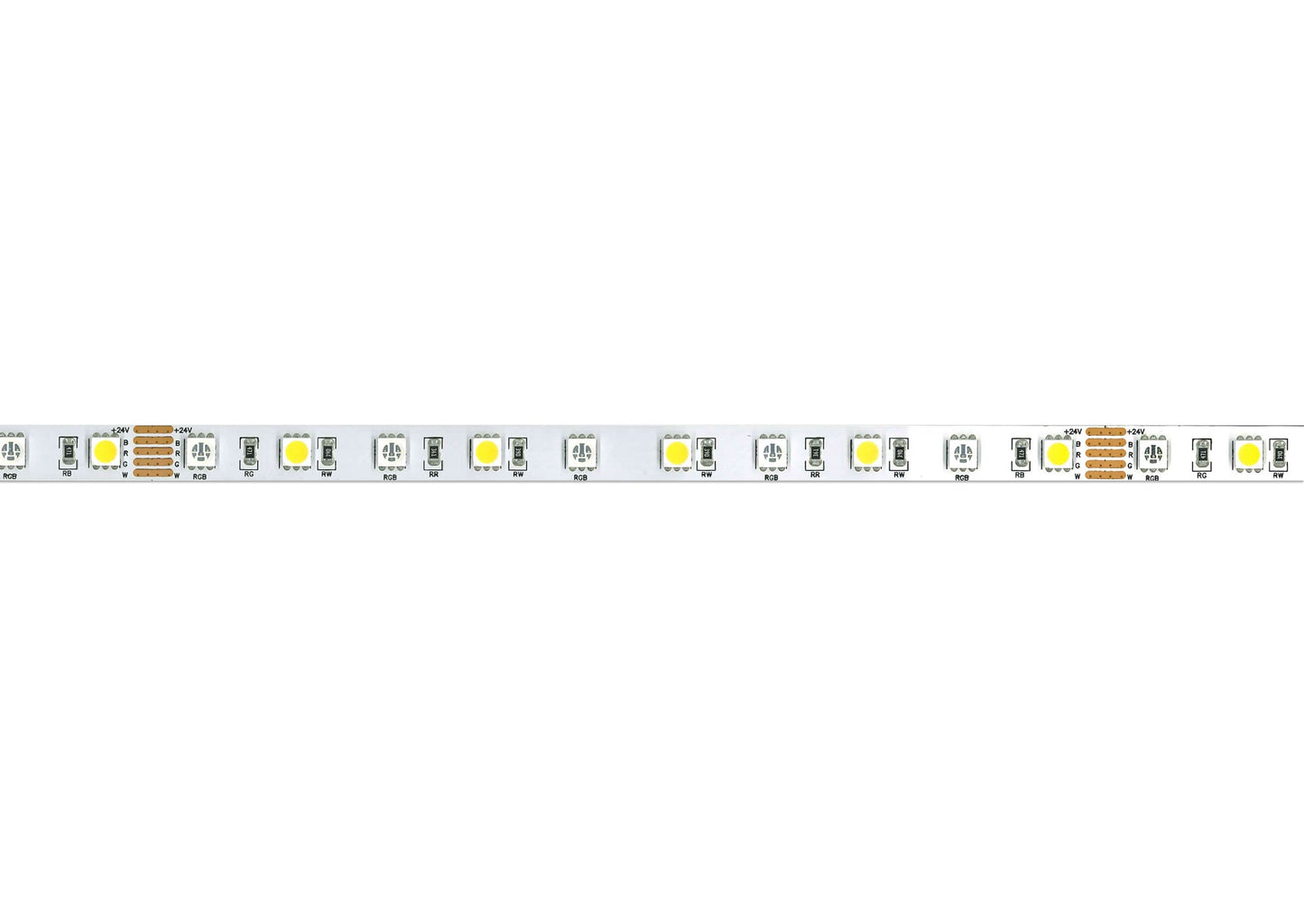 Deko-Light 5050-60-24V-RGB+4000K-5m 65,5W Weiß
