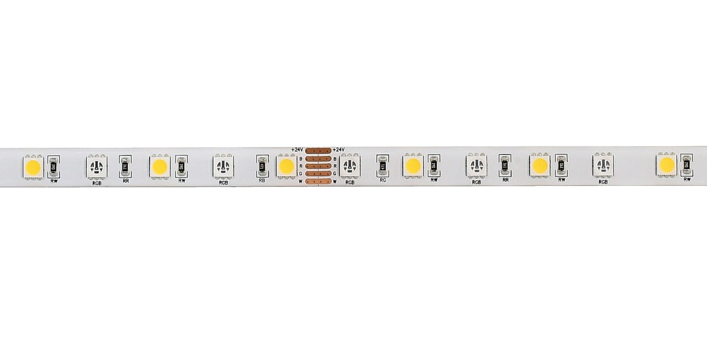 Deko-Light 5050-60-24V-RGB+4000K-5m-Silikon 65W Weiß