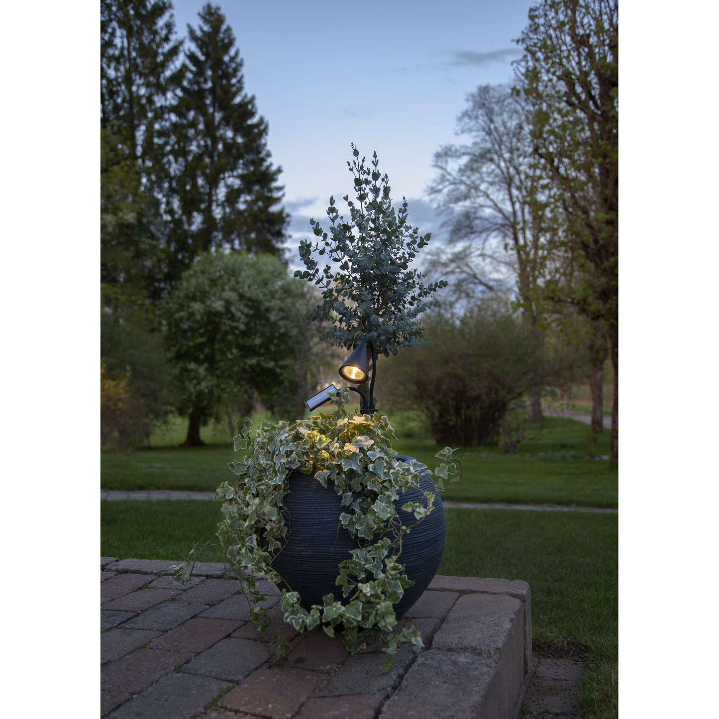 LED-Solar-Spot ''Powerspot'', biegsam, schwarz, Kunstoff, Erdspieß, inkl. Akku