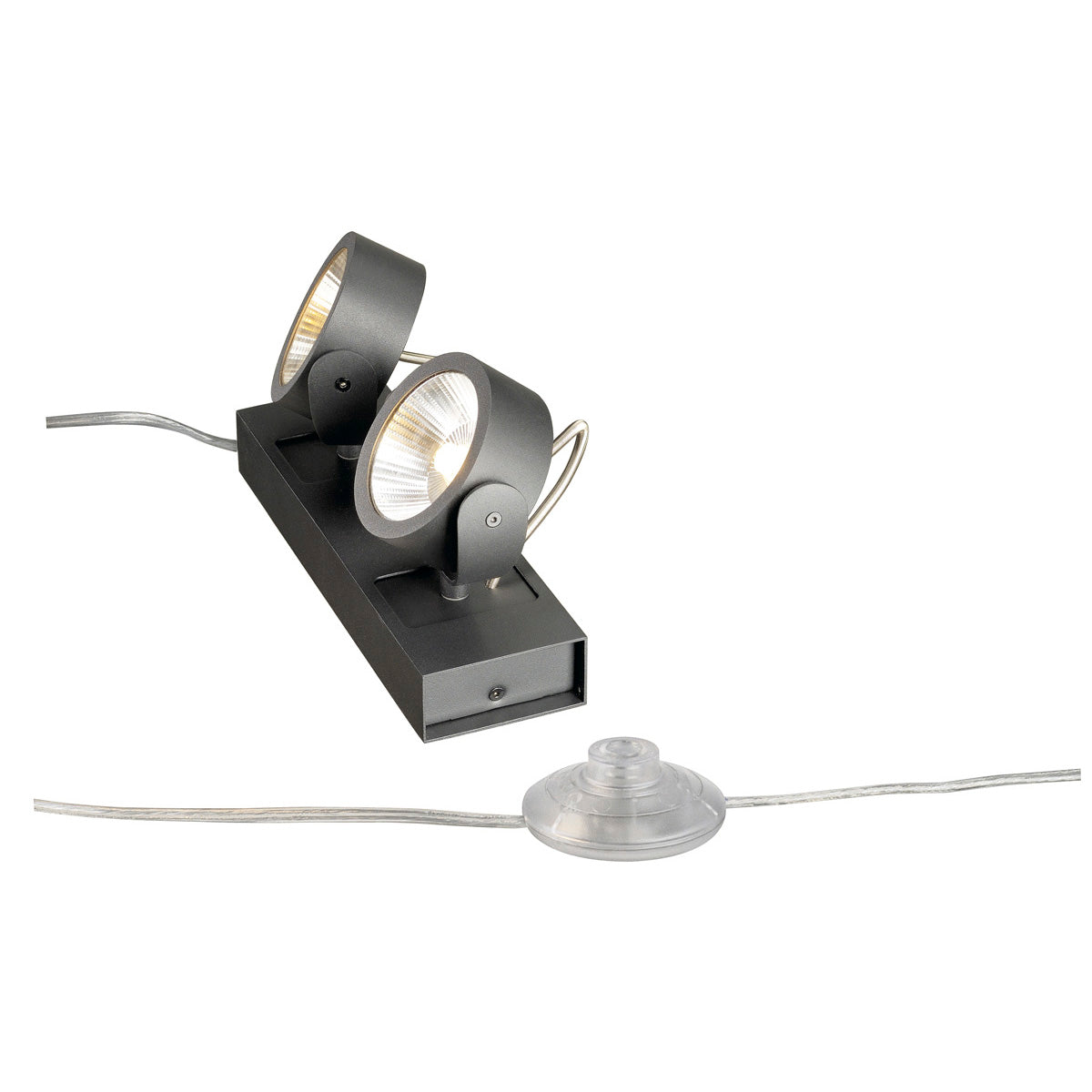 SLV KALU LED 2 FLOOR Bodenleuchte, schwarz, 3000K, 60°
