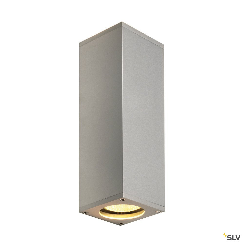 SLV THEO UP/DOWN, QPAR51, Wandleuchte, silbergrau, max. 2x50W