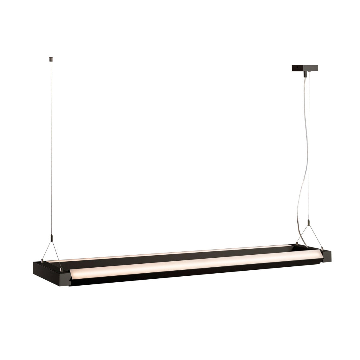 SLV LONG GRILL LED Pendelleuchte, schwarz, 3000K