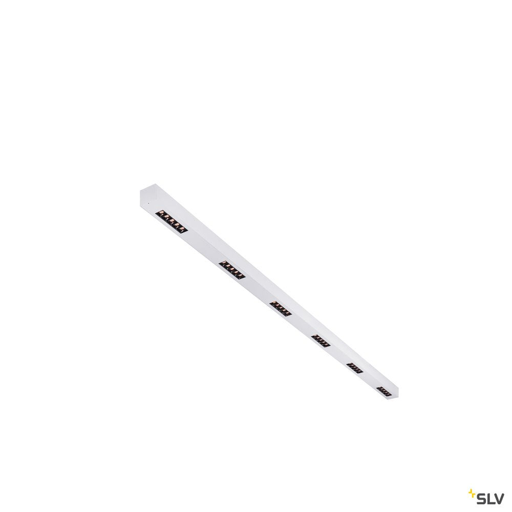 SLV Q-LINE CL, LED Indoor Deckenaufbauleuchte, 2m, BAP, silber, 3000K