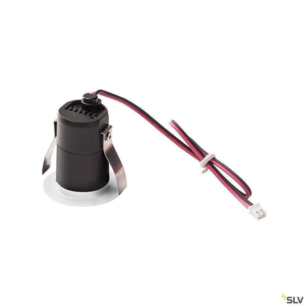 SLV TRITON MINI LED Deckeneinbauleuchte, schwarz/weiss, 3000K, 12°