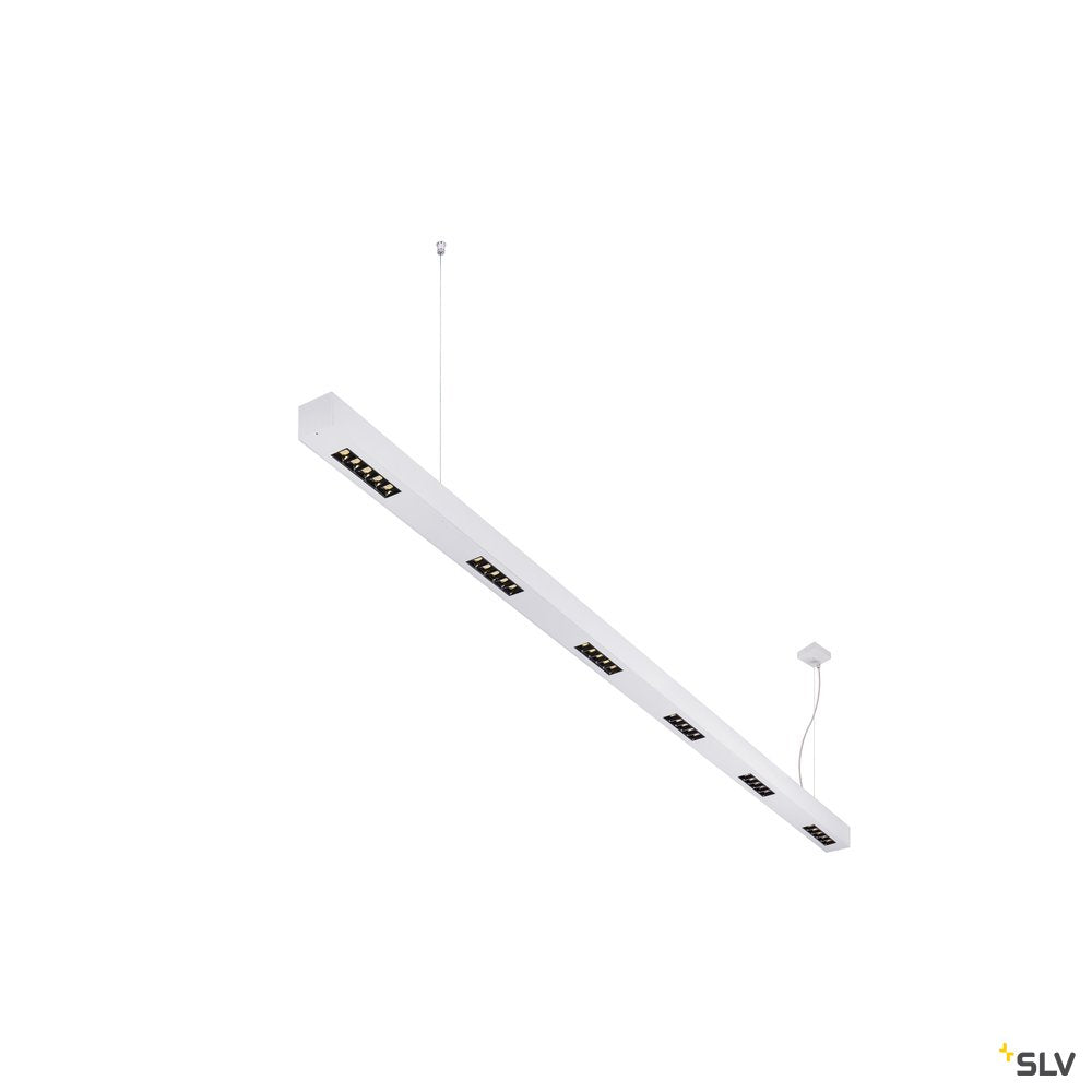 SLV Q-LINE PD, LED Indoor Pendelleuchte, 2m, BAP, silber, 4000K