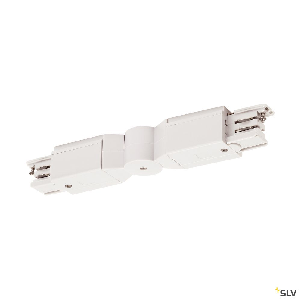 SLV Flexverbinder für S-TRACK 3P.- Schiene, verkehrsweiß