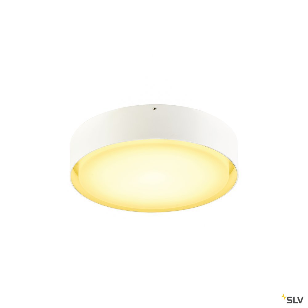 SLV LIPA CL, LED Outdoor Deckenaufbauleuchte, IP54, weiß, 3000/4000K