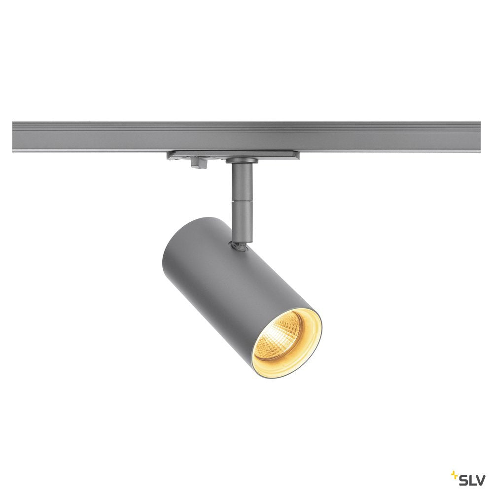 SLV NOBLO SPOT, silbergrau, 2700K, 36°, inkl. 1P.-Adapter