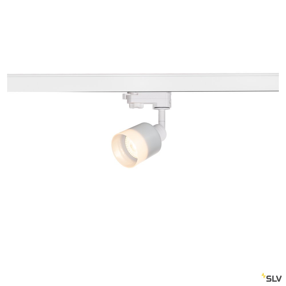 SLV PURI TRACK QPAR51 Glas, weiß 50W, inkl. 3P.-Adapter