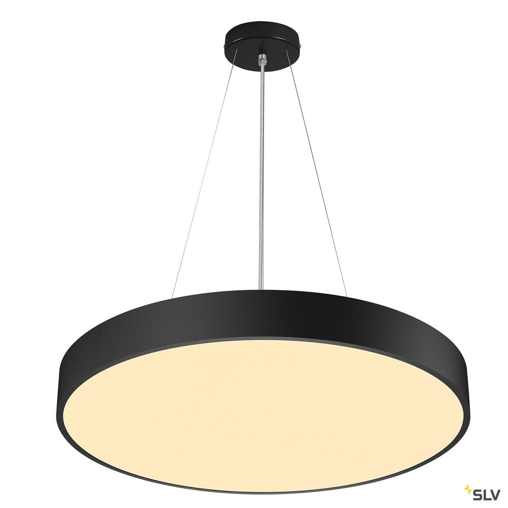 SLV MEDO 60 CW, CORONA, LED Indoor Wand- und Deckenaufbauleuchte, TRIAC, schwarz, 3000/4000K