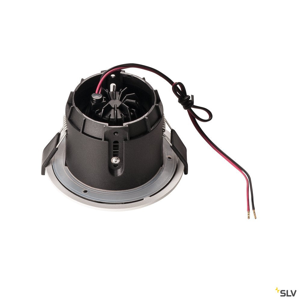 SLV VARU DL, LED Outdoor Deckeneinbauleuchte,schwarz/weiß, IP20/65, 2700K
