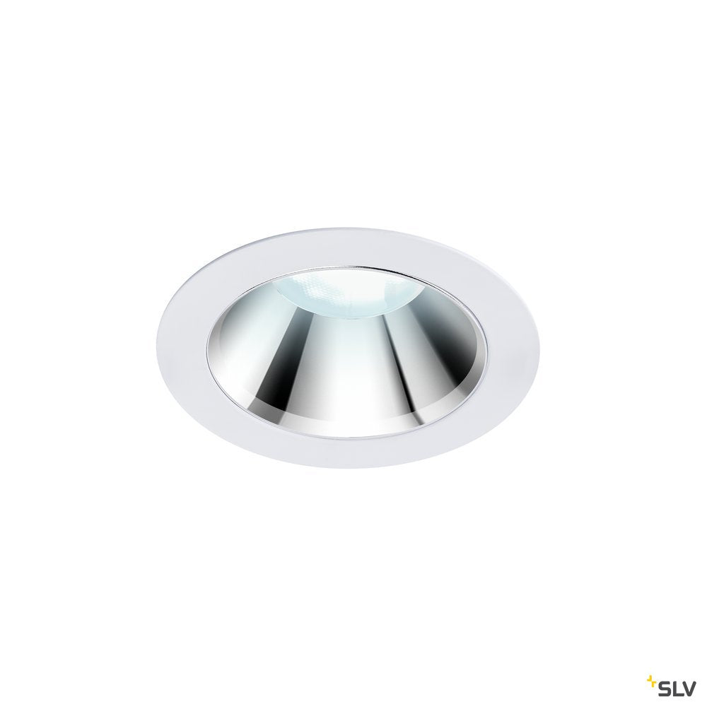 SLV RILO DL, LED Indoor Deckeneinbauleuchte, weiß/chrom, 3000/4000K, 14W