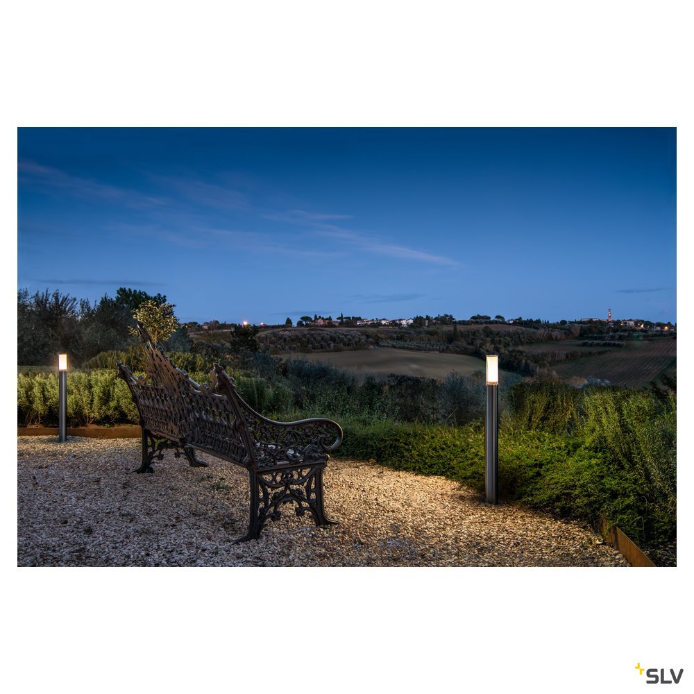 SLV BIG NAILS 80 POLE, LED Outdoor Stehleuchte, Edelstahl 316, IP44, 8,5W