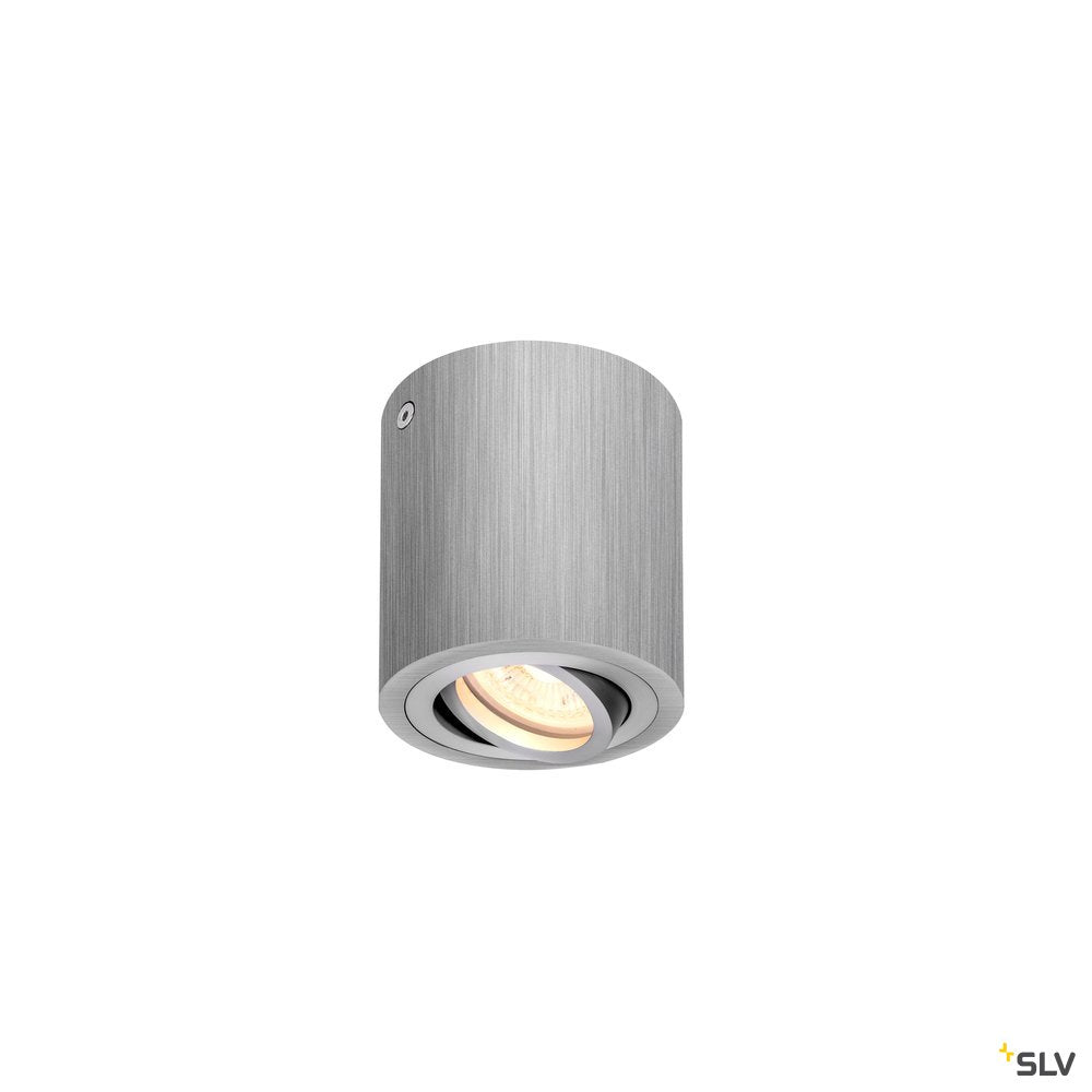 SLV TRILEDO CL, Indoor Deckenaufbauleuchte, QPAR51, alu br., max 10W