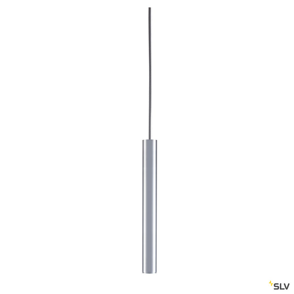 SLV FITU PD E27 Indoor Pendelleuchte alu gebürstet 5m Kabel mit offenem Kabelende