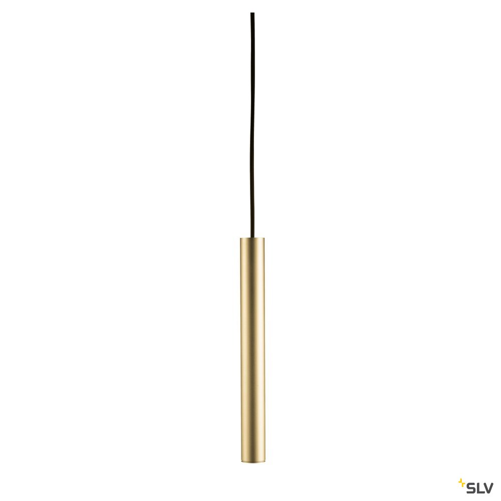 SLV FITU PD E27 Indoor Pendelleuchte messing 5m Kabel mit offenem Kabelende