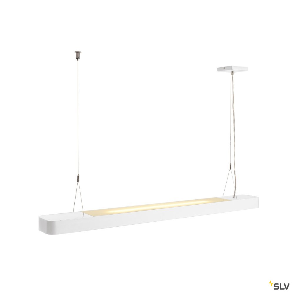 SLV WORKLIGHT PD DALI, Indoor LED Pendelleuchte weiß 3000K