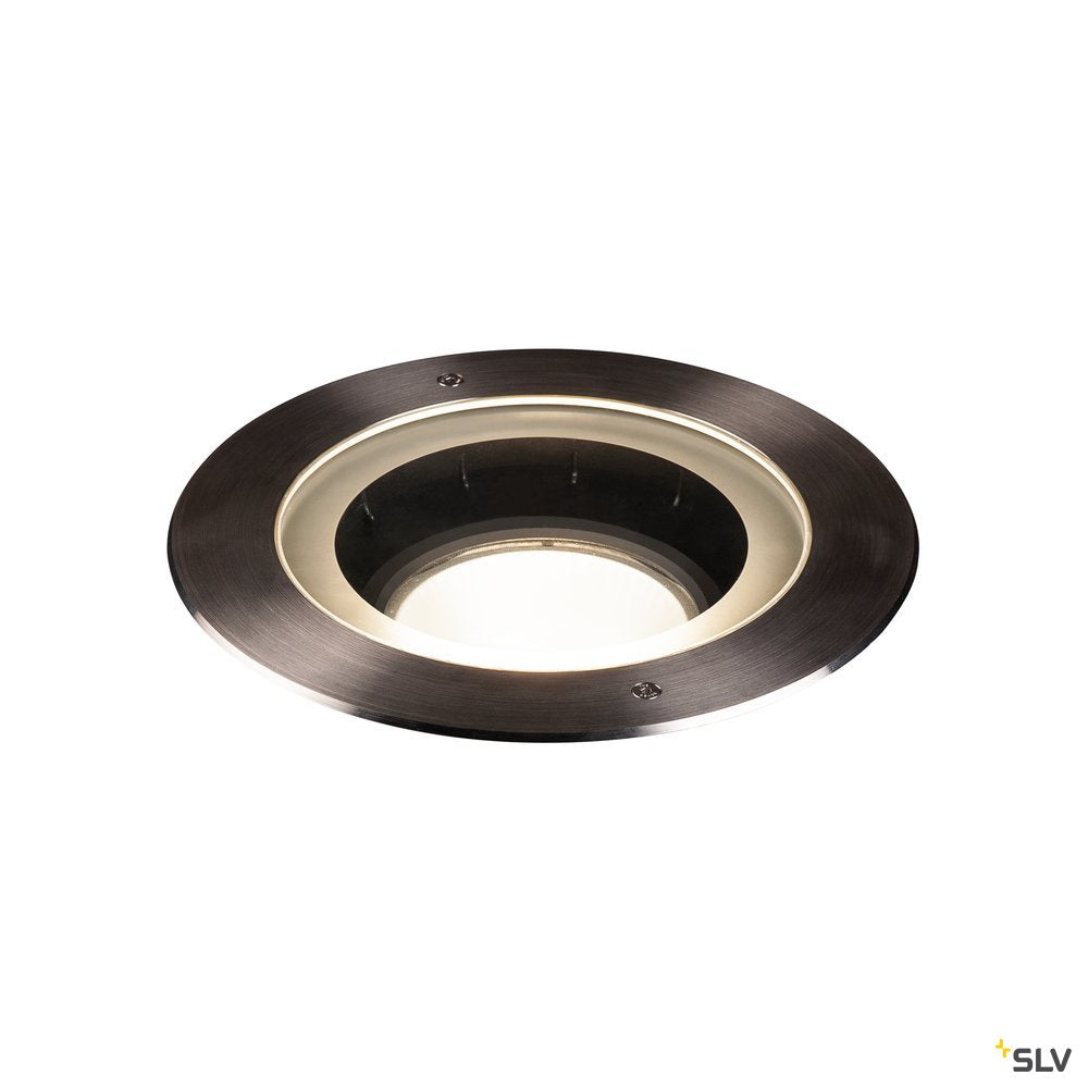 SLV DASAR® 270 Outdoor LED Bodeneinbauleuchte 3000K rund IP67 symmetrische Abstrahlung
