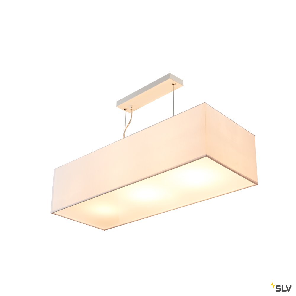 SLV ACCANTO SQUARE E27 Indoor Pendelleuchte weiß