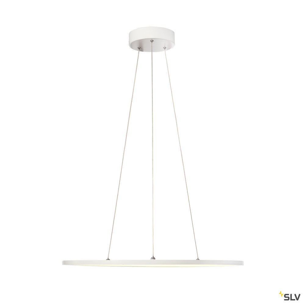 SLV PANEL 60 DALI Indoor LED Pendelleuchten rund weiß 4000K