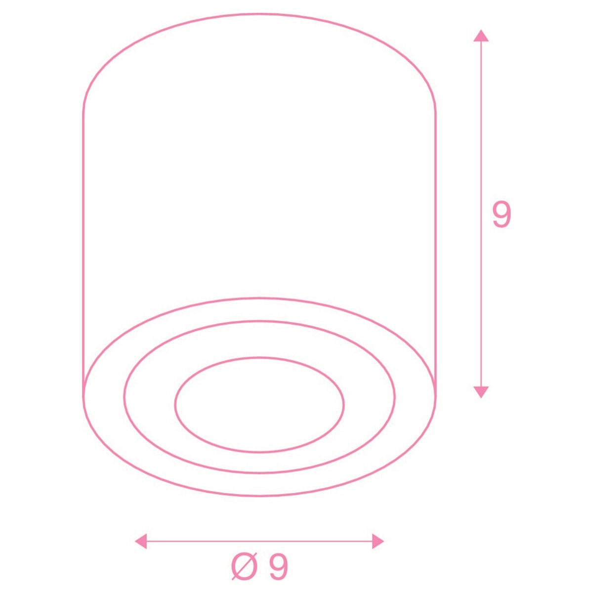 SLV OCULUS CL, Indoor LED Deckenaufbauleuchte weiß DIM-TO-WARM 2000-3000K