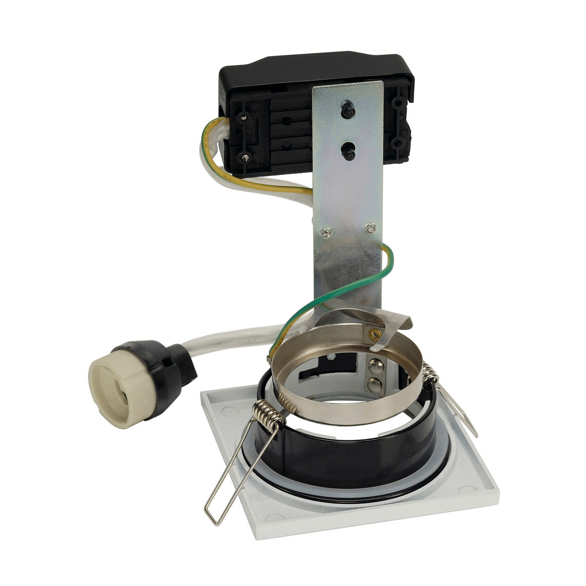 SLV DOLIX OUT GU10 SQUARE Downlight, weiss, max. 35W