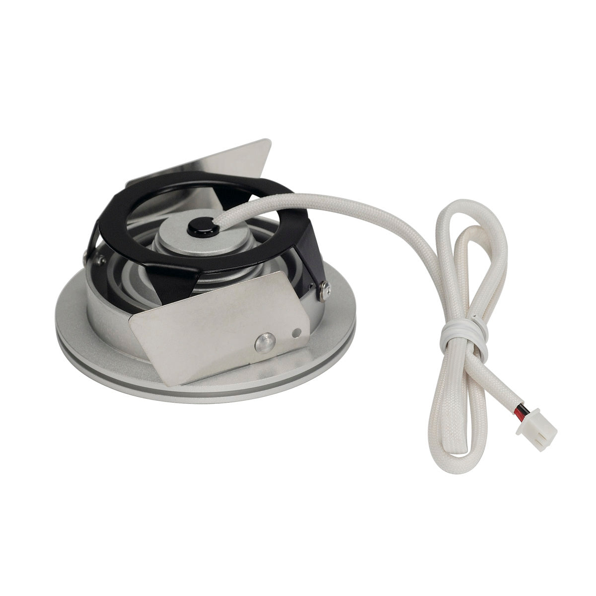 SLV TRITON 3 LED Downlight, rund, silbergrau, 3x1W LED, schwenkbar, 3200K