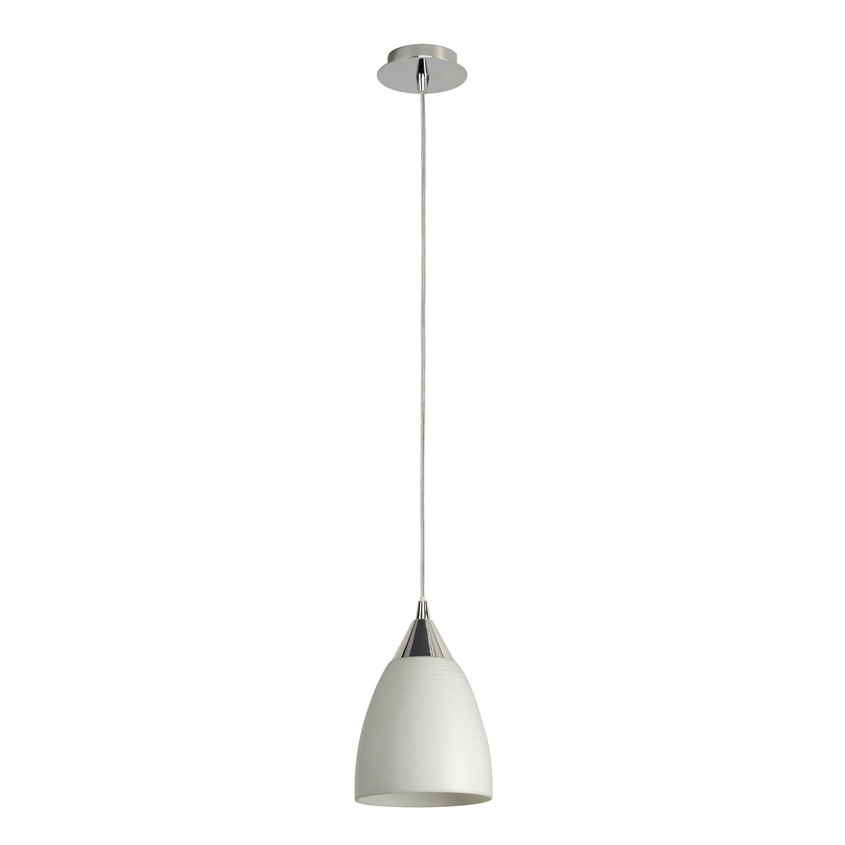 SLV ORION S Pendelleuchte, weiss, E14, max. 40W, Glas