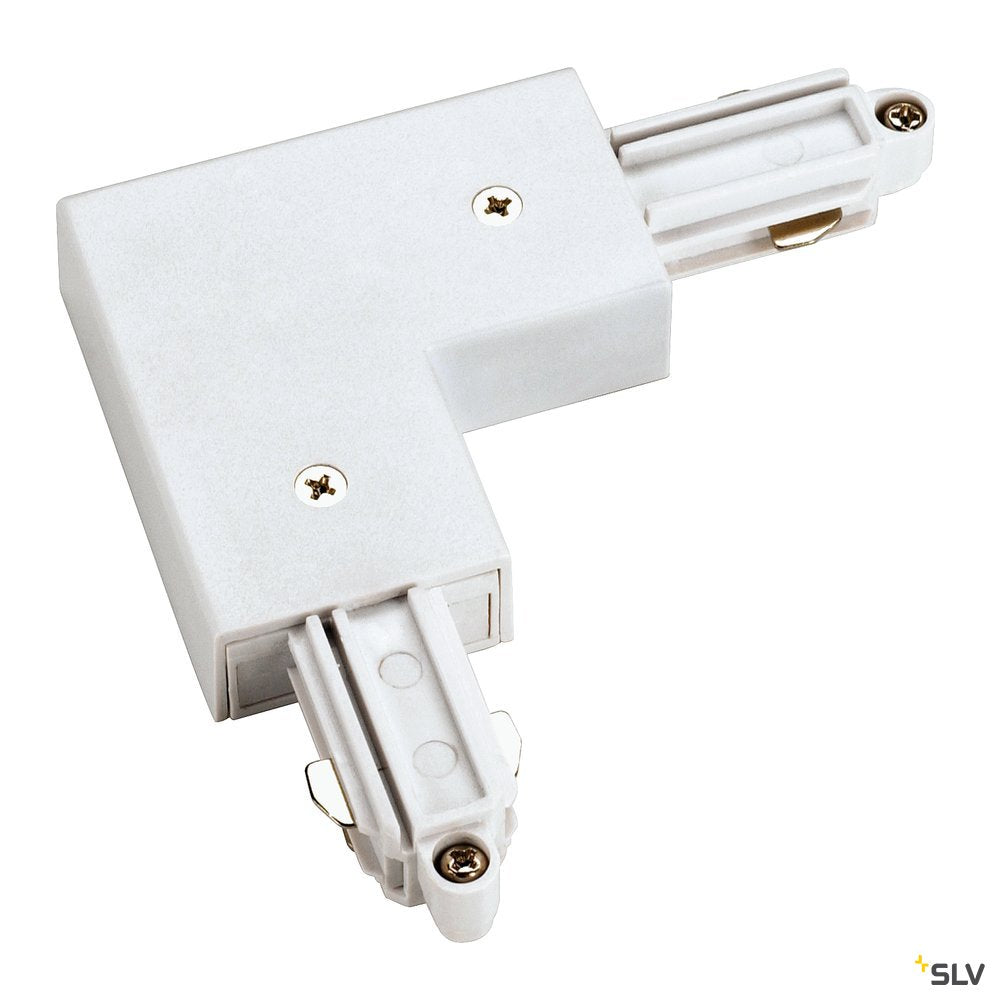 SLV L-Verbinder HV 1-Phasen SL aussen weiss