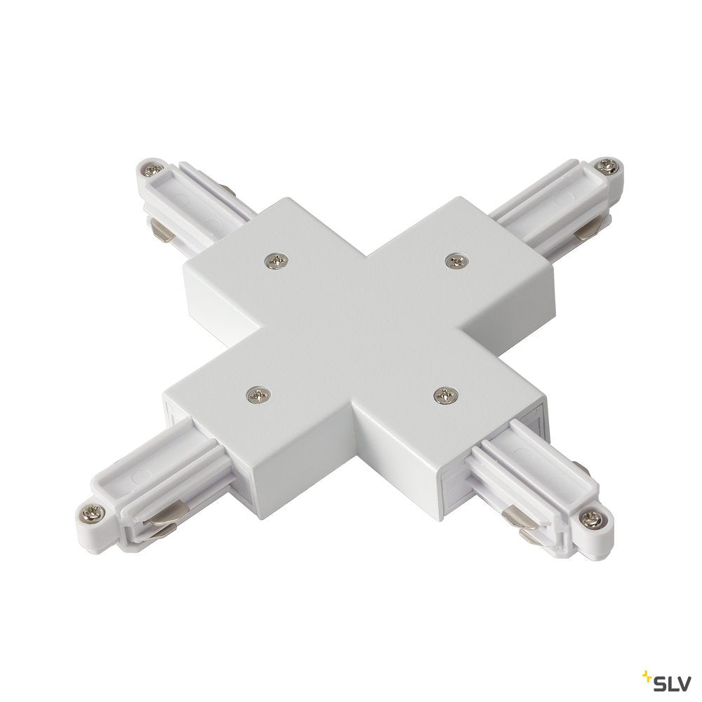 SLV X-Verbinder für 1-Phasen HV-Stromschiene, Aufbauversion weiss