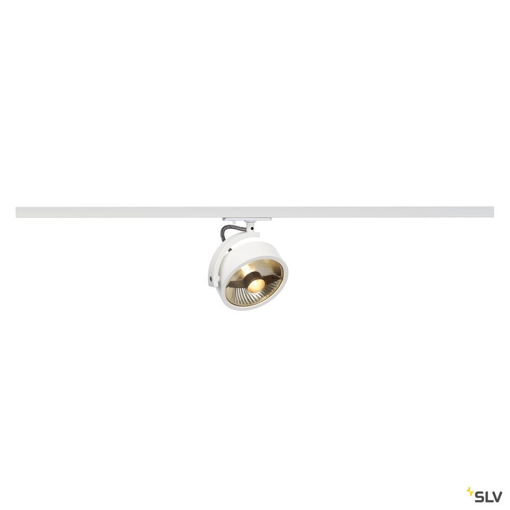 SLV KALU TRACK QPAR111 Leuchten- kopf, weiss, inkl. 1P.-Adapter