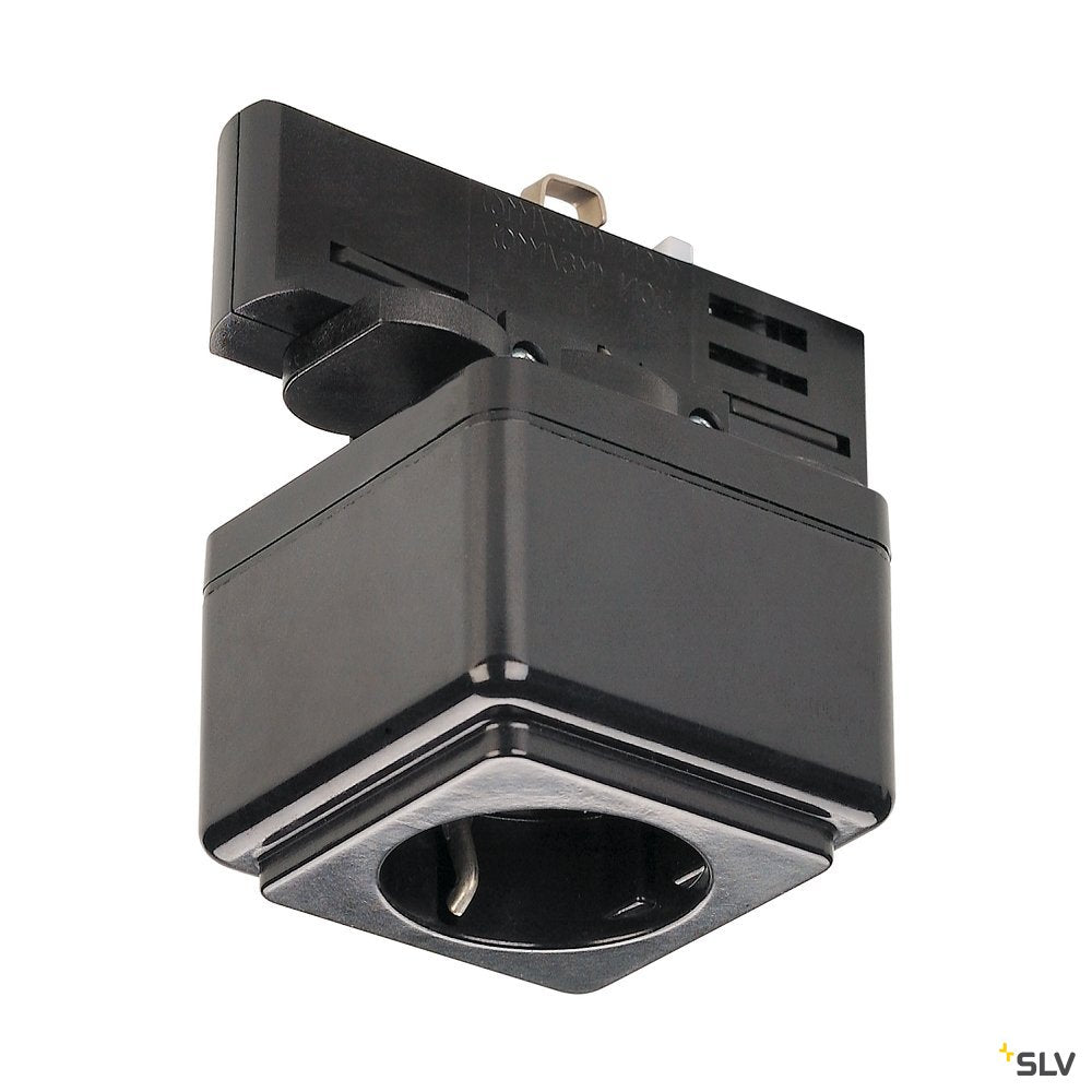 SLV Steckdose EUTRAC Schienen schwarz