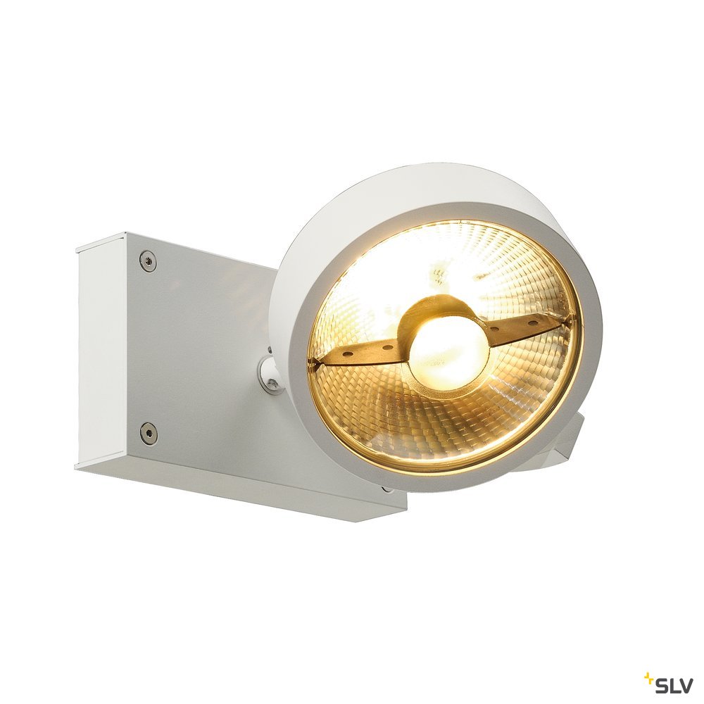 SLV KALU 1 QPAR Deckenleuchte, mattweiss, ES111, max. 75W