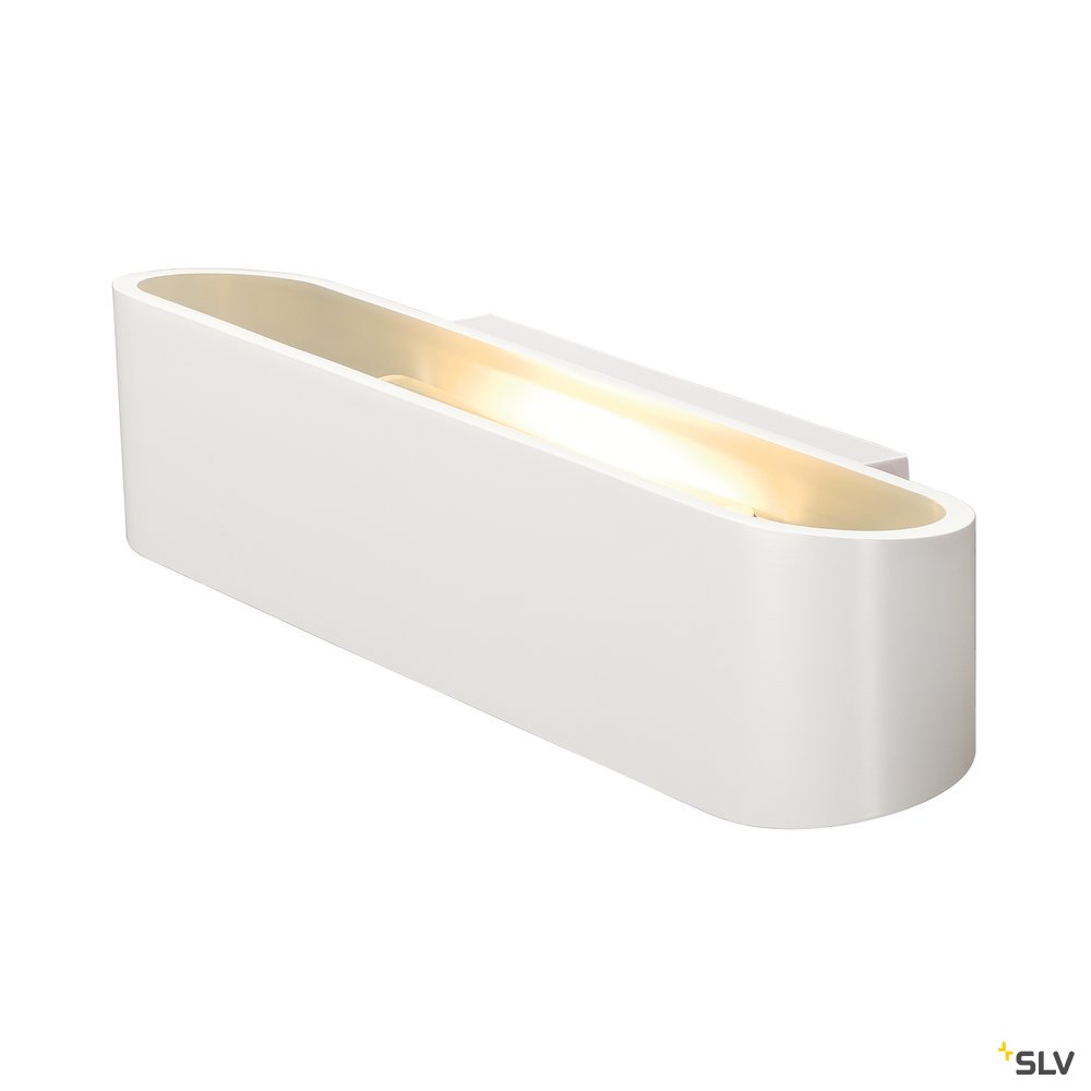 SLV OSSA R7s 300 Wandleuchte, oval, weiss, R7s 118mm, max. 120W, up/down
