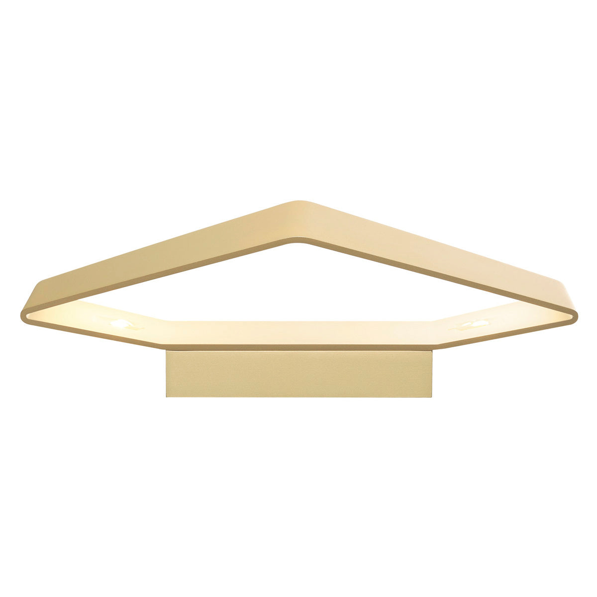 SLV BIG CARISO LED Wandleuchte 1, messing, 2x 9W LED, 3000K