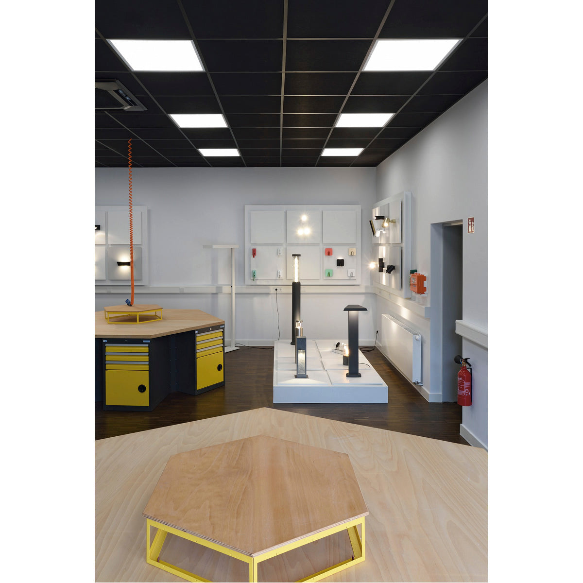 SLV LED PANEL Deckeneinbauleuchte, weiss, 230V, 3000K, 595x595mm