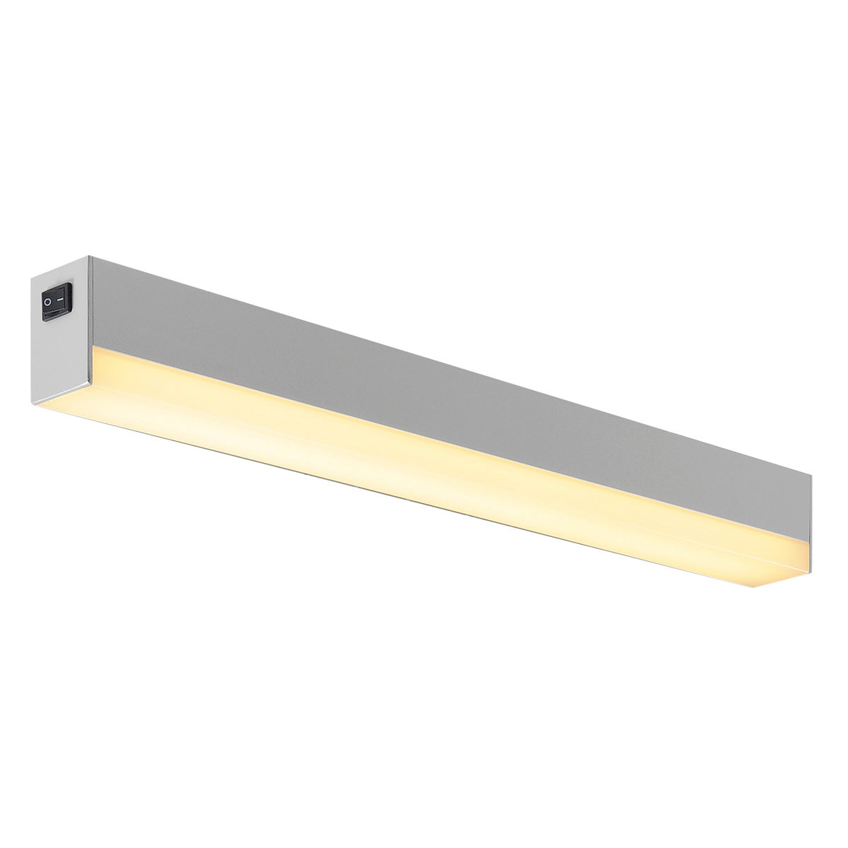 SLV SIGHT LED, Wand- und Decken- leuchte, mit Schalter, 600mm, silber