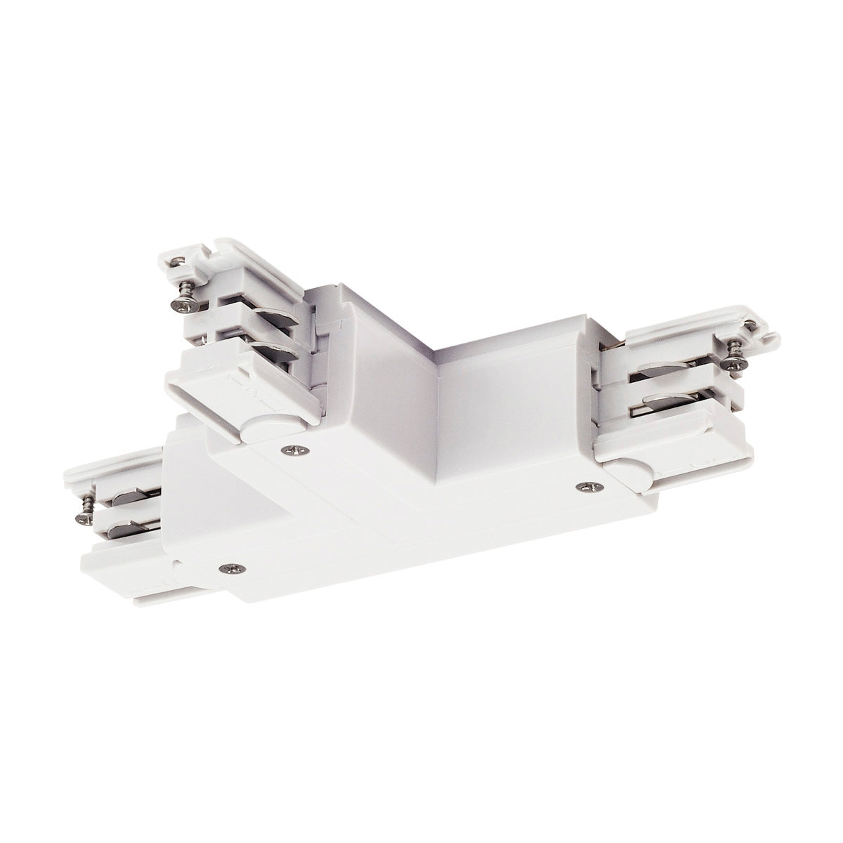 SLV T-Verbinder für S-TRACK 3P.- Schiene, Erde, R-Version, weiss