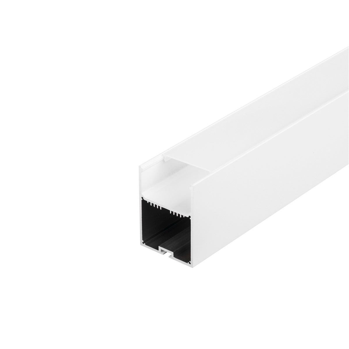 SLV GLENOS Profi-Profil 4970-100, mit Cover, mattweiss, 1m