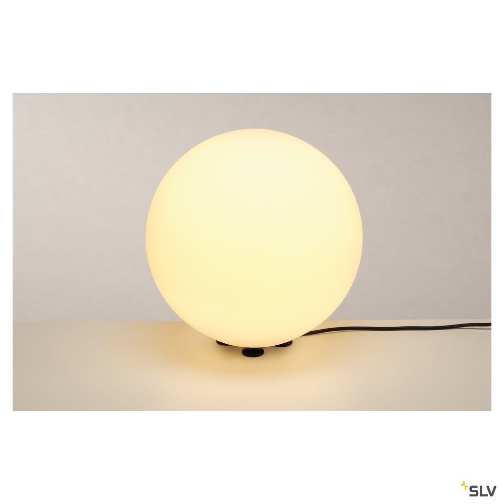 SLV ROTOBALL FLOOR 40 Aussen- leuchte, weiss, E27, max. 24W, IP44