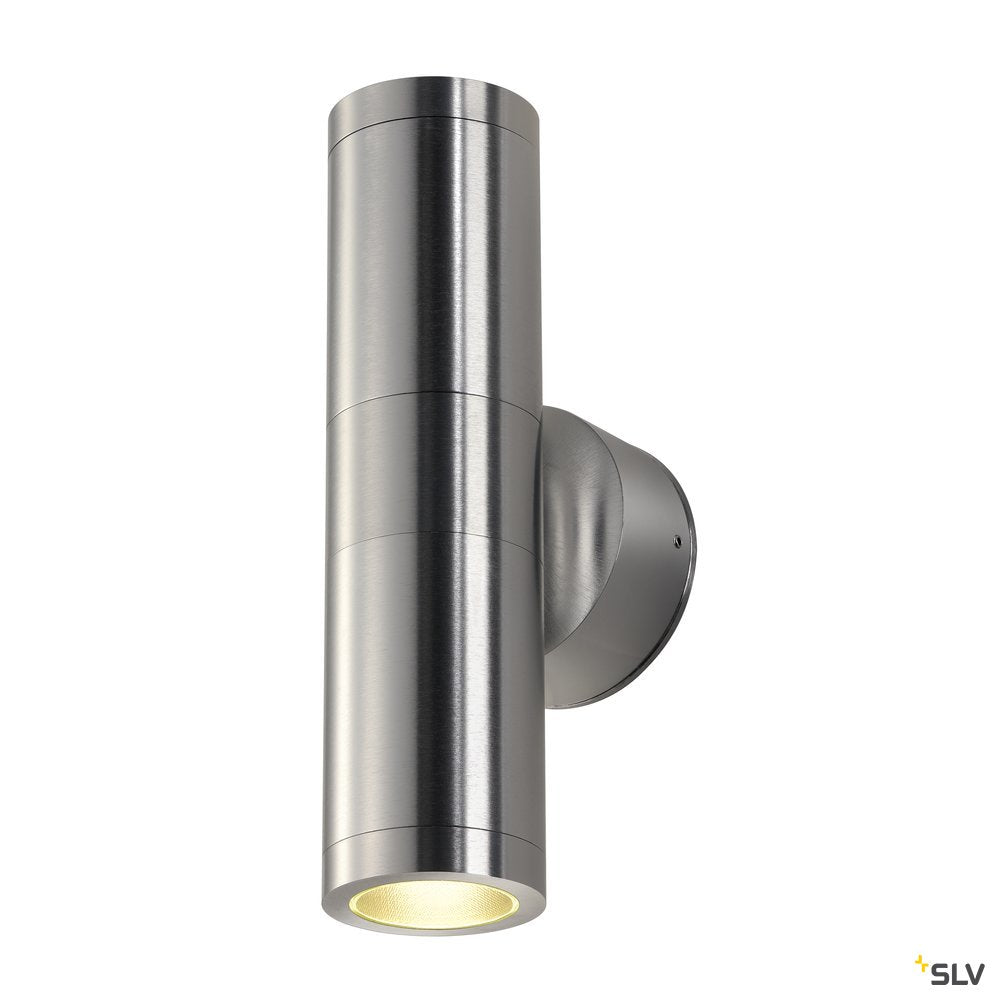 SLV ASTINA OUT ESL, alu brushed, 2xGU10, max. 2x11W, IP44